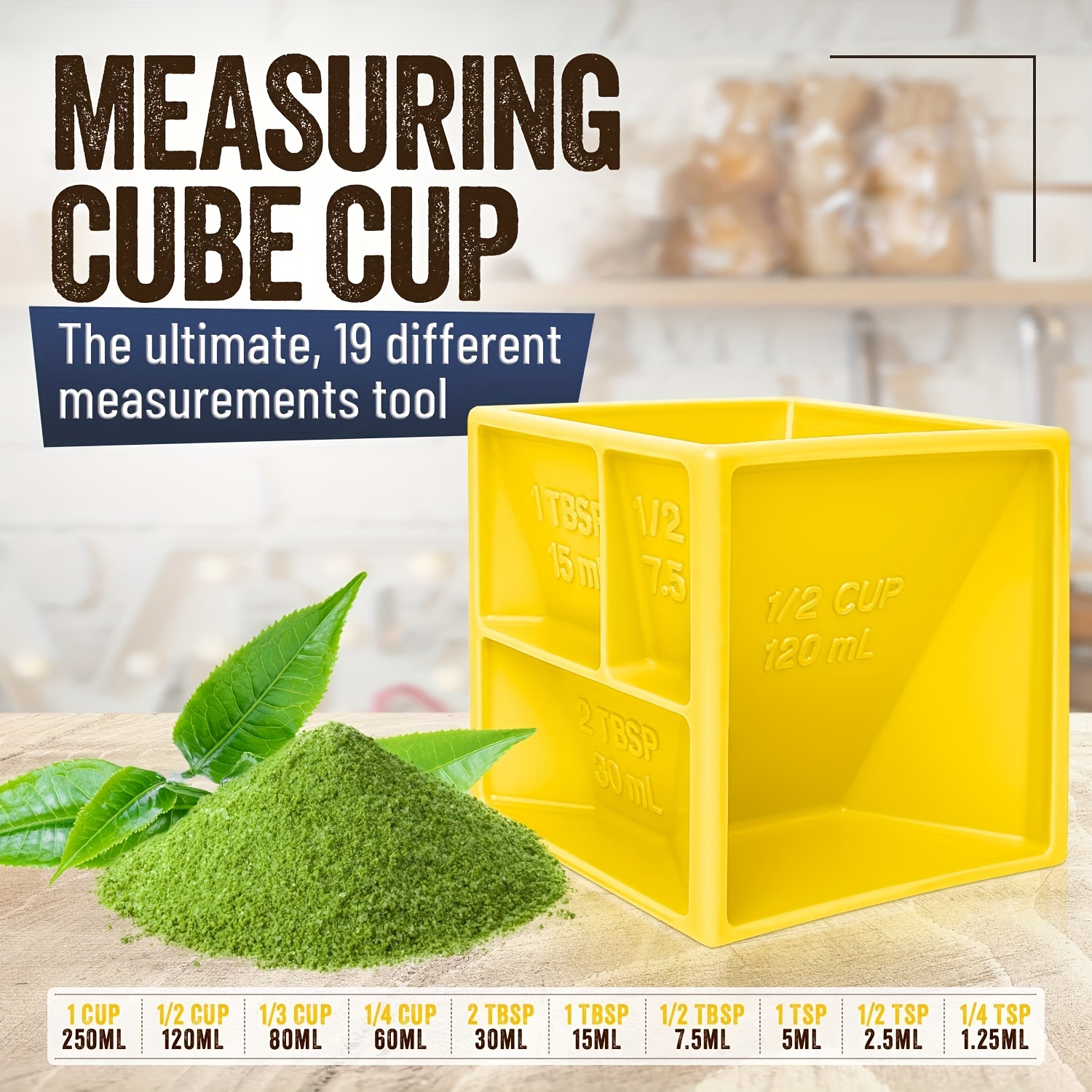 bakercube measuring cube for baking and cooking