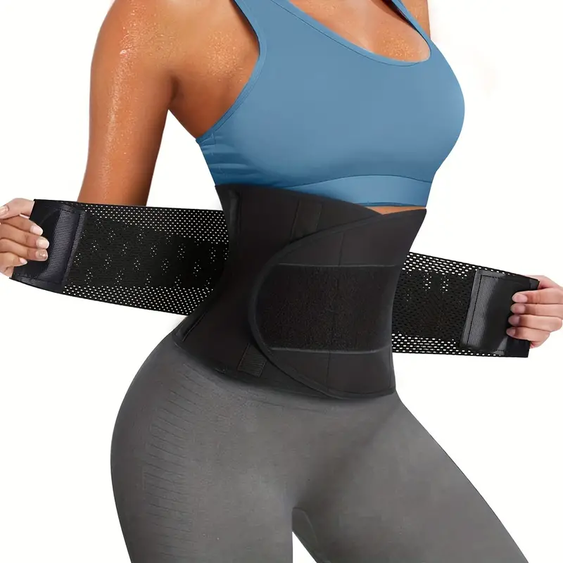 Faja reductora de cintura, envoltura de abdomen, cinturón reductor de  control de abdomen, ropa interior y moldeadora para mujeres