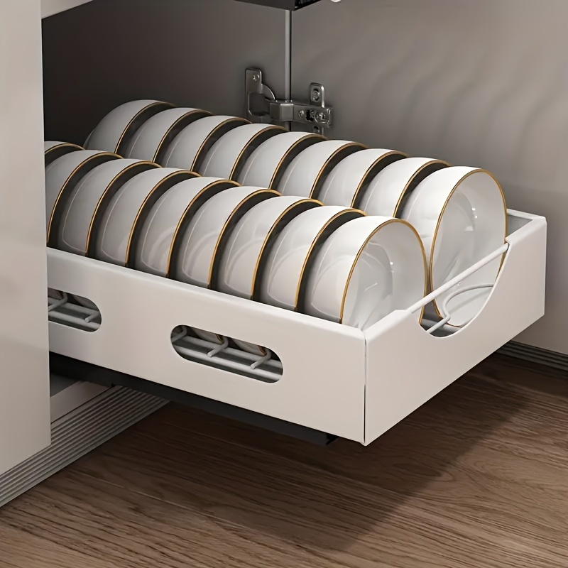Kitchen storage rack bowl dishes Bowl plate storage rack draining rack –  CokMaster