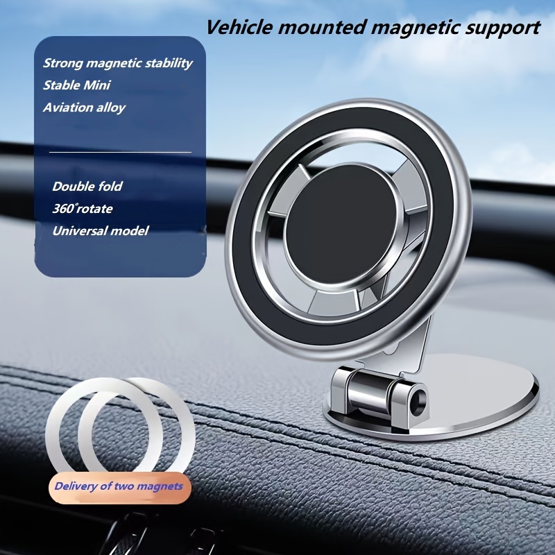 Magnetic Phone Holder, MagSafe Car Mount For IPhone Strong Magnetic Phone  Mount 360° Adjustable Car Vent Dashboard Mount For Mag-Safe Case All Phones