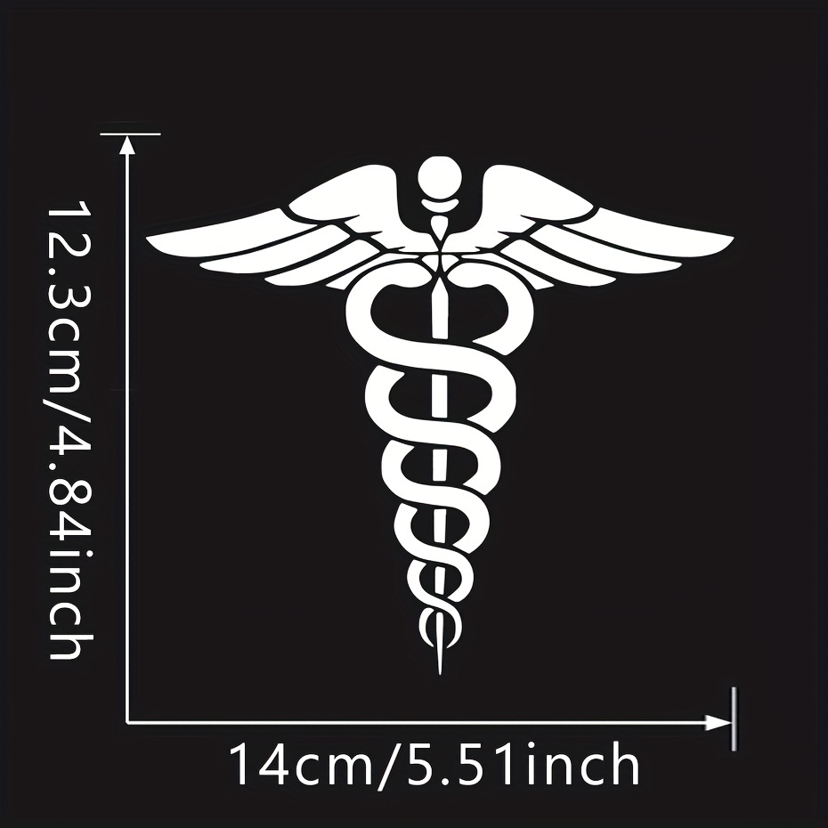 First Responder EMT Caduceus Nurse Fireman Car Stickers