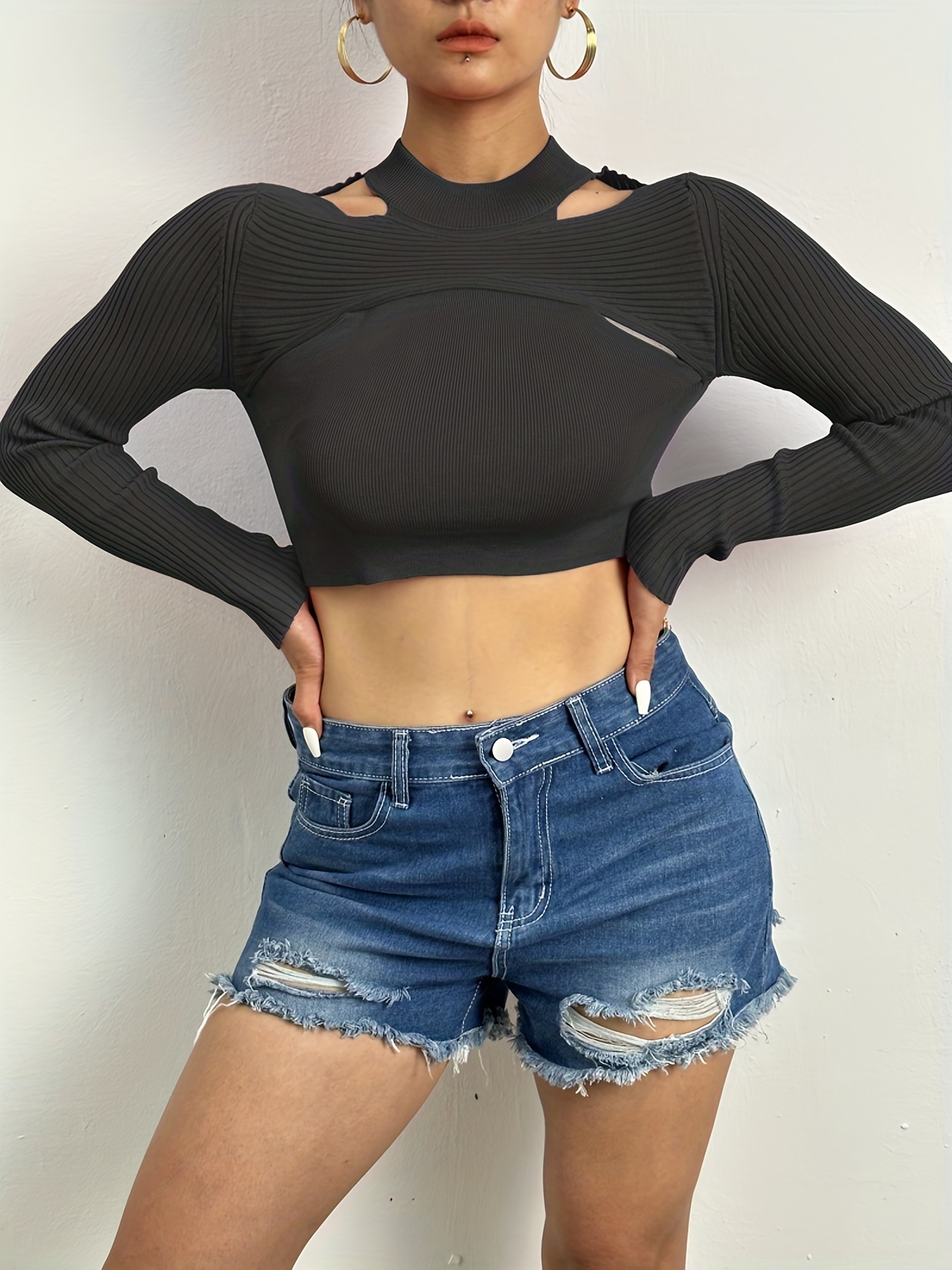 choker cutout top