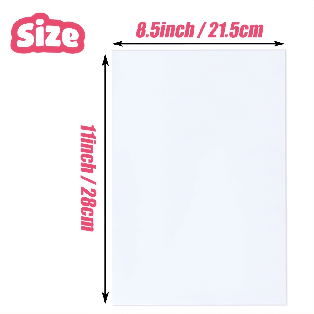 Tracing Paper, 100 Sheets Tracing Paper, 8.5 x11 inches Artist Tracing  Paper for Pencil Marker Ink, Lightweight White Translucent A4 Size Clear  Paper