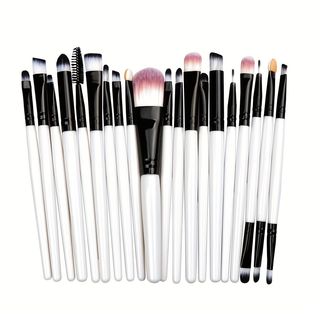 Popular Makeup Brushes White New 20PCS