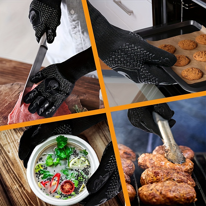 Fireproof Oven Gloves Heat Resistant Cut resistant Non slip - Temu
