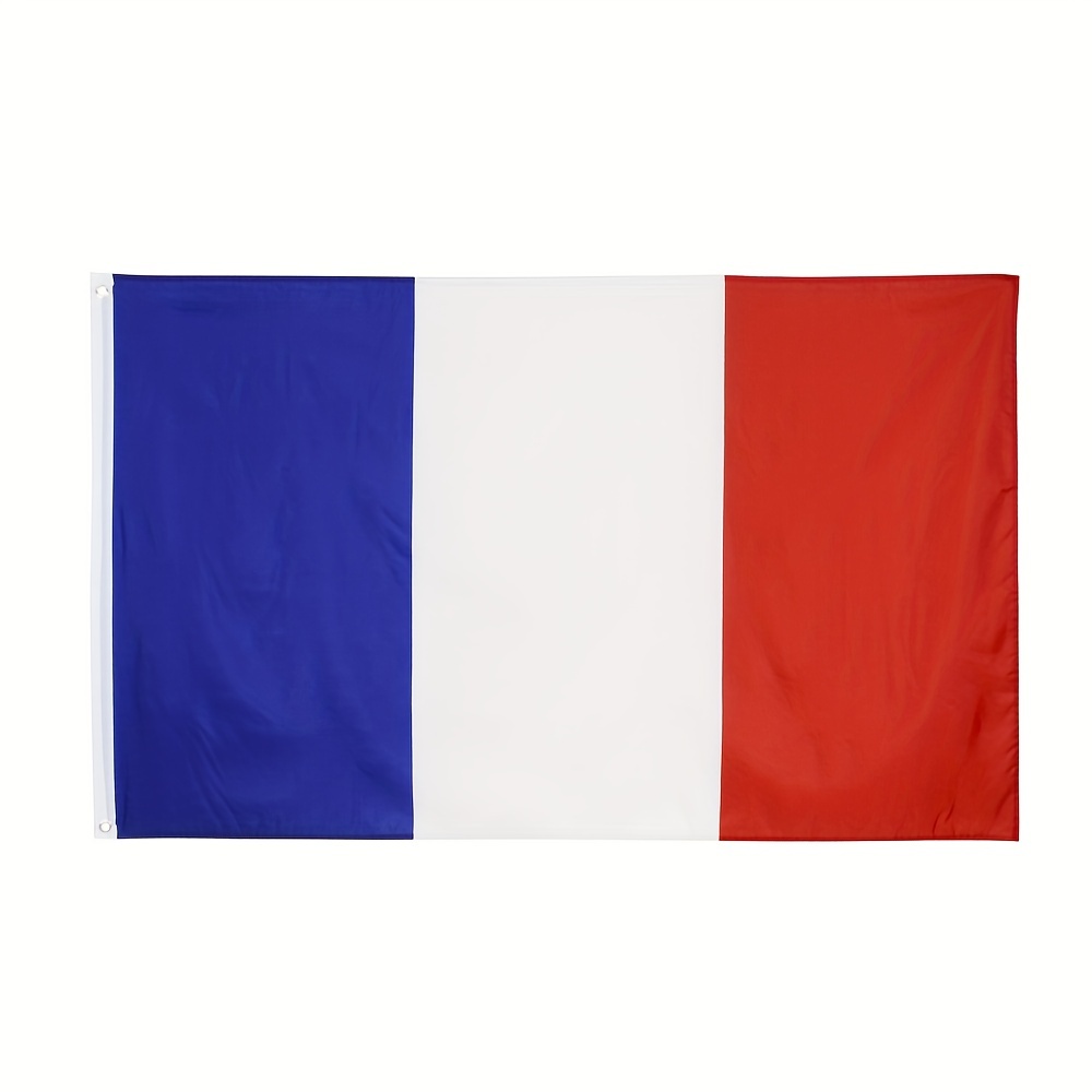 

1pc, Multi-size Blue White Red French France Flag (2x3ft, 3x5ft), French National Flags, Outdoor Decor, Yard Decor, Garden Decor, Outside Decor