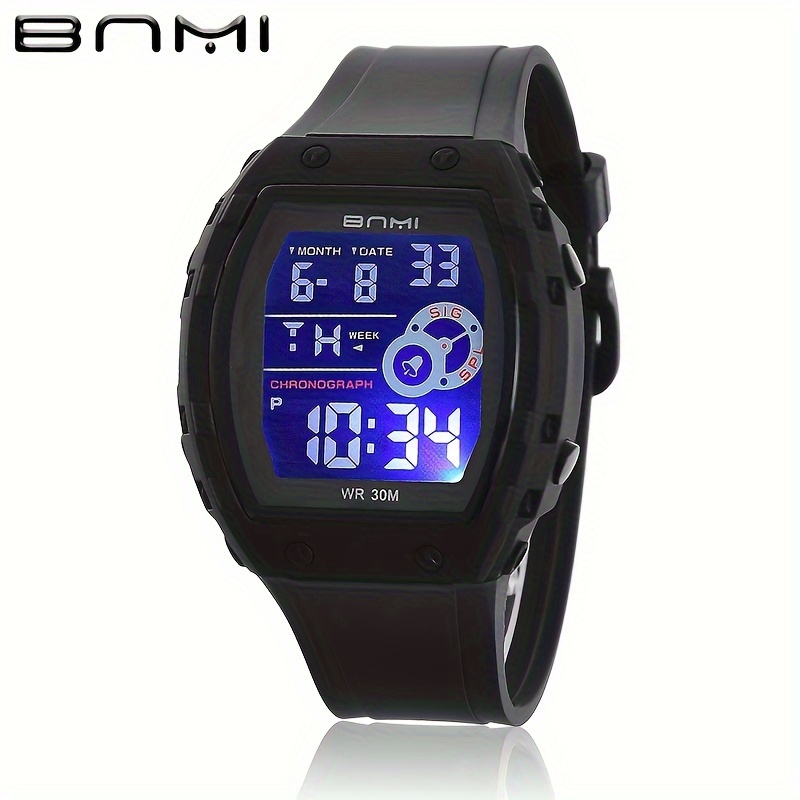 Digital Fishing Watch With Altimeter Barometer And - Temu