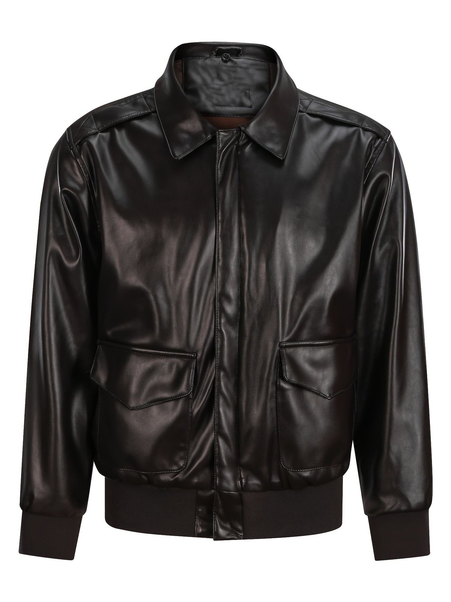 Winter Leather Jacket Motorcycle - Temu