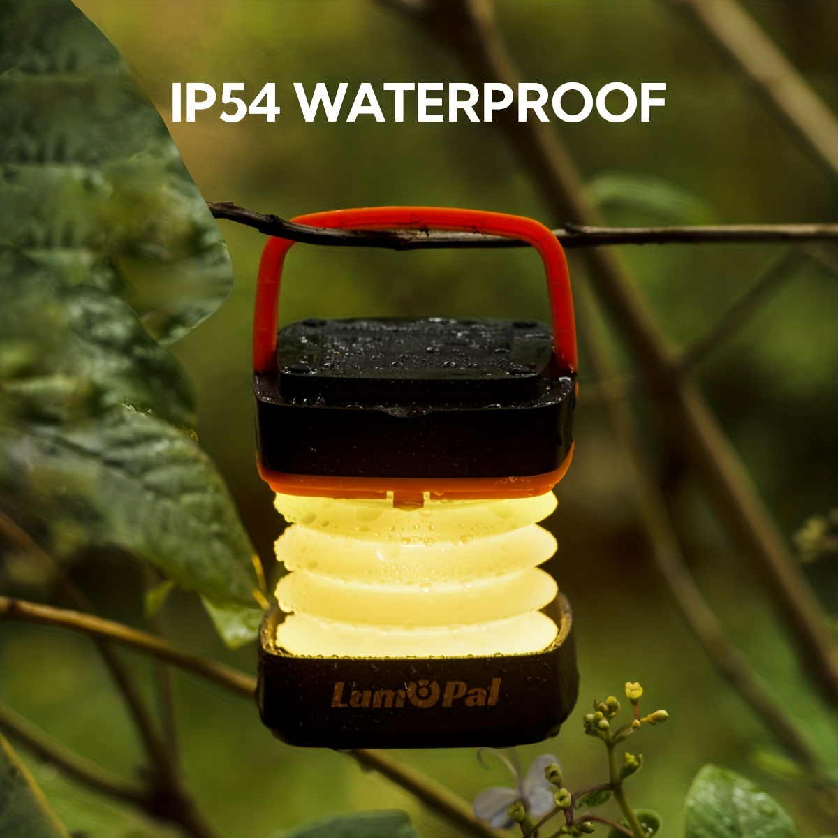 Collapsible Solar Powered Lantern with USB Charger