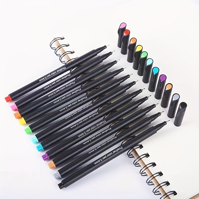 12/24/36/48/60/100Colors Journal Planner Pens,Colored Fine Point