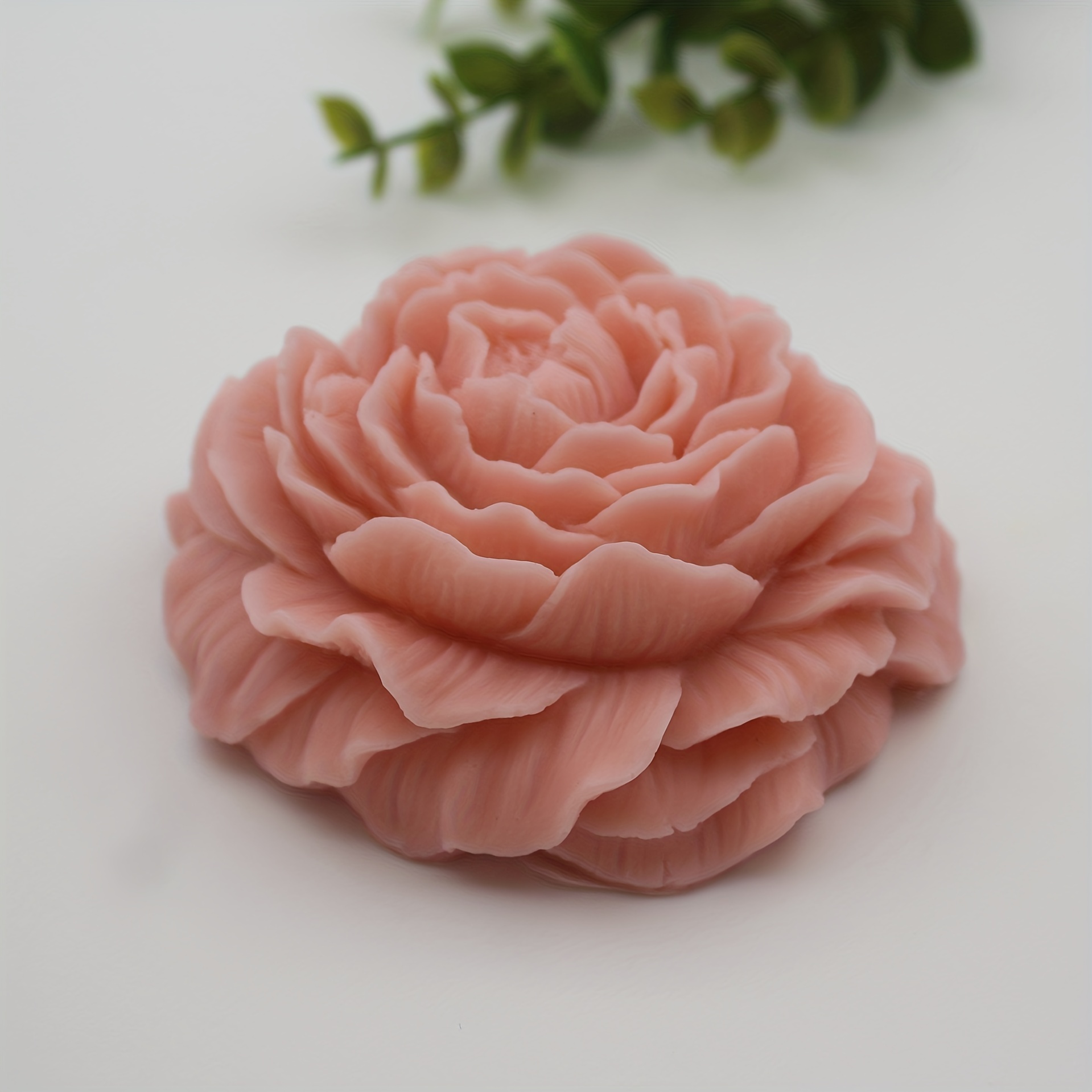 1pc Rose Bud Silicone Mold For Diy Candle, Plaster, Clay Crafts