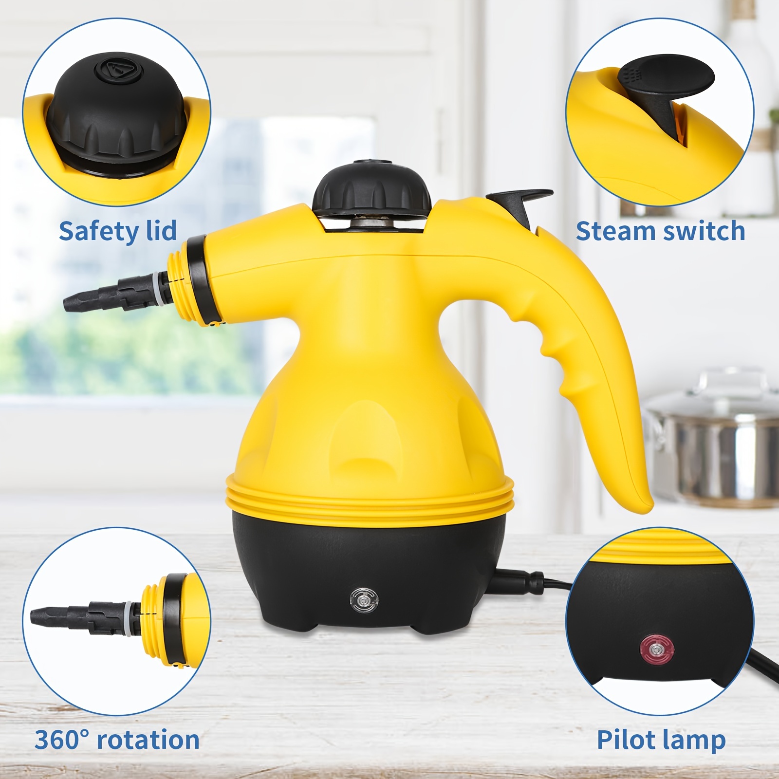 Portable mini steam cleaner  Portable mini steamer for cleaning