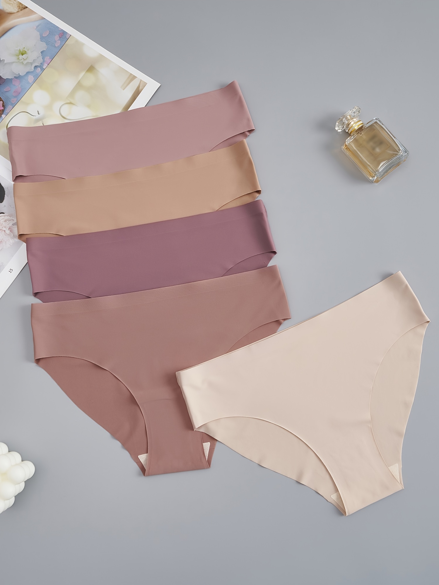 5pcs/lot Women's Cotton Briefs Panties Women Underwear Seamless