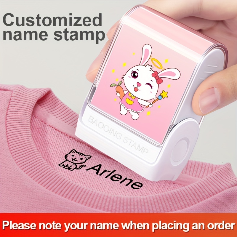 Personalized Custom Name Stamp For Kids Clothing Non fading - Temu