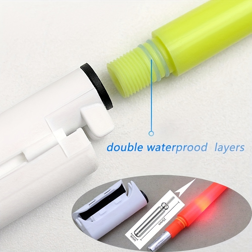 Generic Rechargeable Light Stick Rod Luminous Led Cr322 3v Lithium Usb  Charge Fishing Float Night Bright Fluorescent Lamp