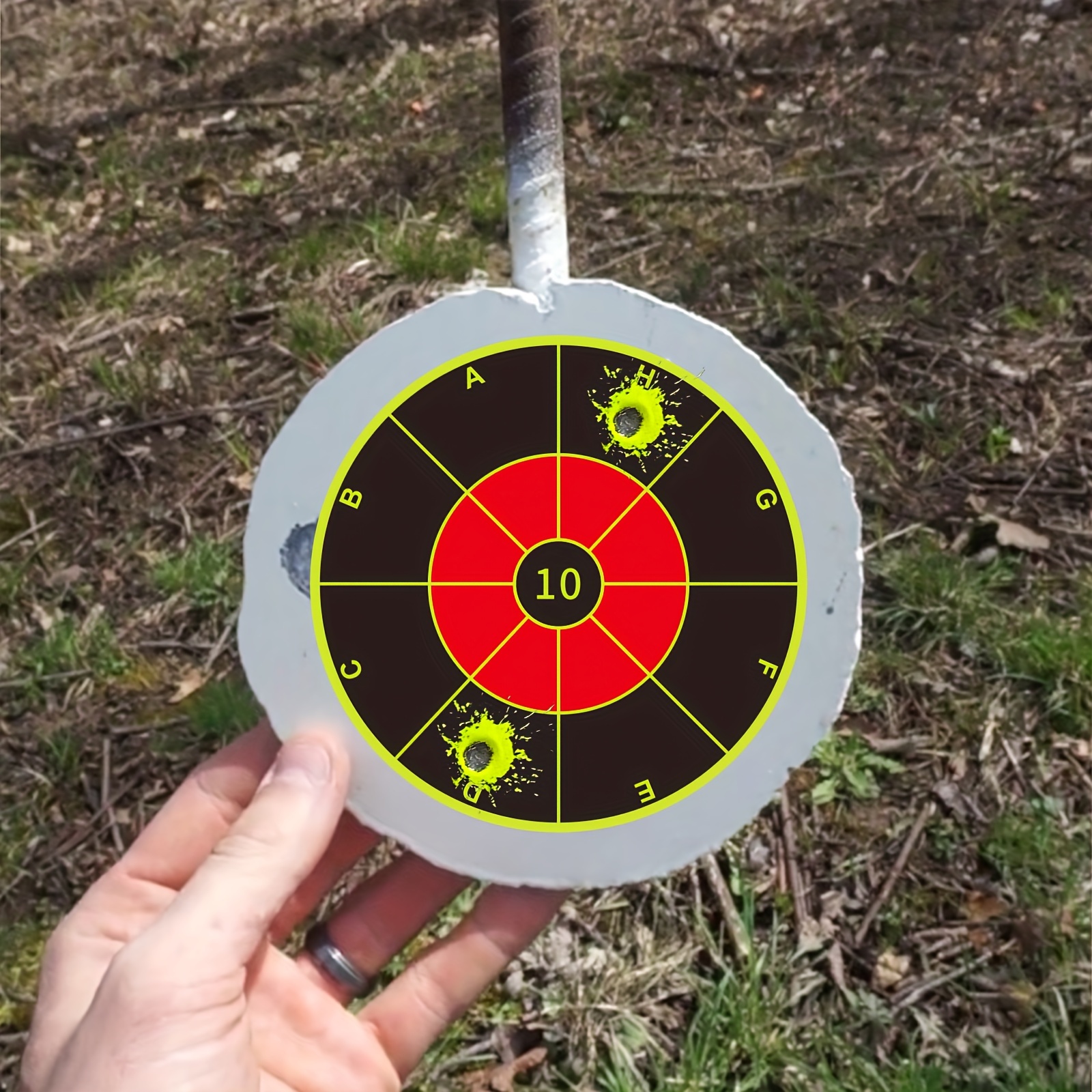 200pcs Round Ring Letter Marking Stickers for Target Practice