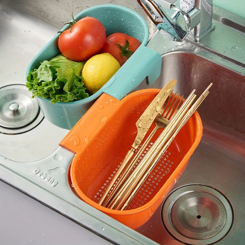 Kitchen Drain Rack Hanging Basket Household Water Pool - Temu