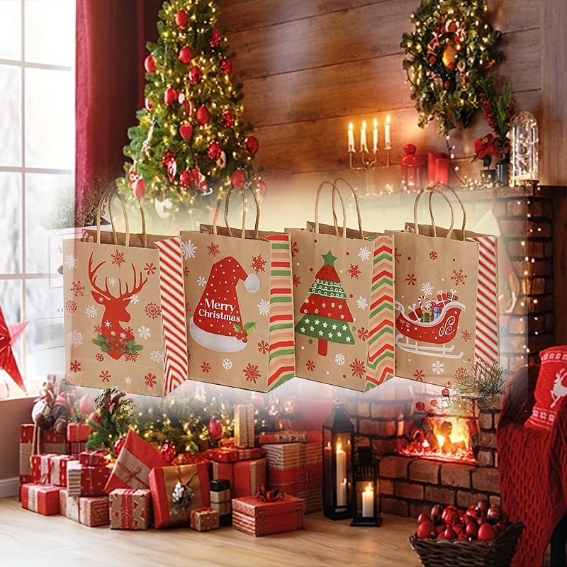 Marry Christmas Candy Gift Packaging Bag Christmas - Temu