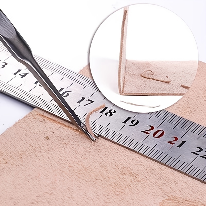 U+v Shaped Leather Stitching Skiving Handmade Groover - Temu