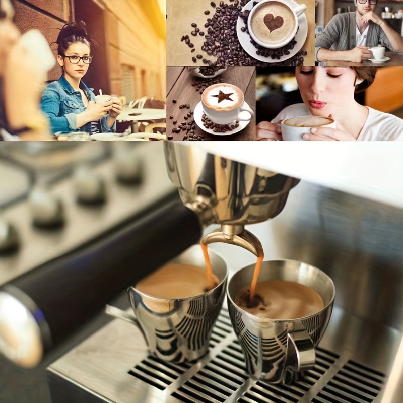 16Pcs Coffee stencil Cafe barista Tools latte Art Maker Cappuccino decor  Pattern Mold Coffee Making accessories