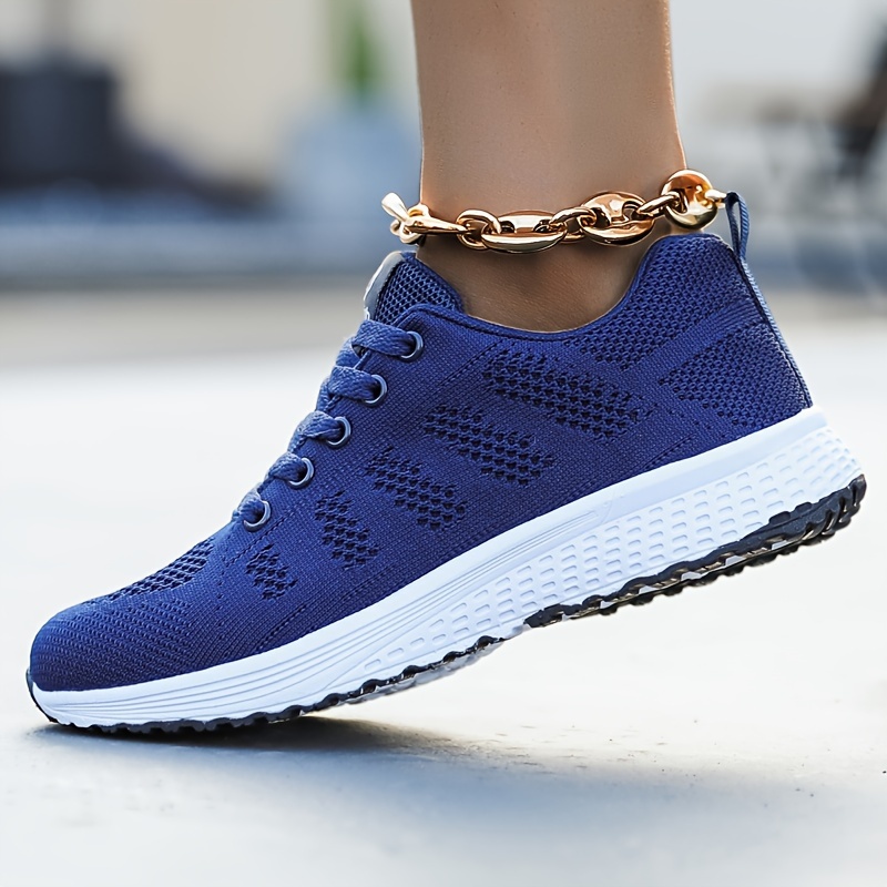 Buy Sport Style Soft Sole Lightweight Shoes for Ladies - Blue, Fashion