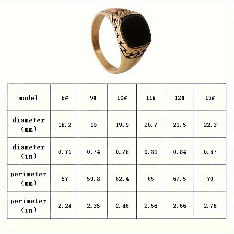 Men Index Finger Size Chart Average Men's Ring Size Index
