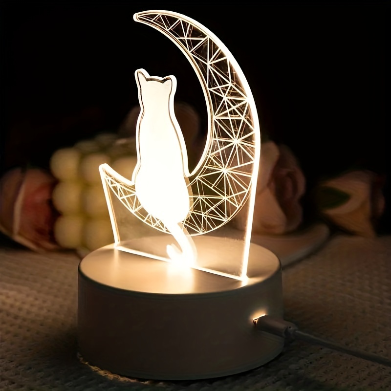 Lampe Chat modèle gris