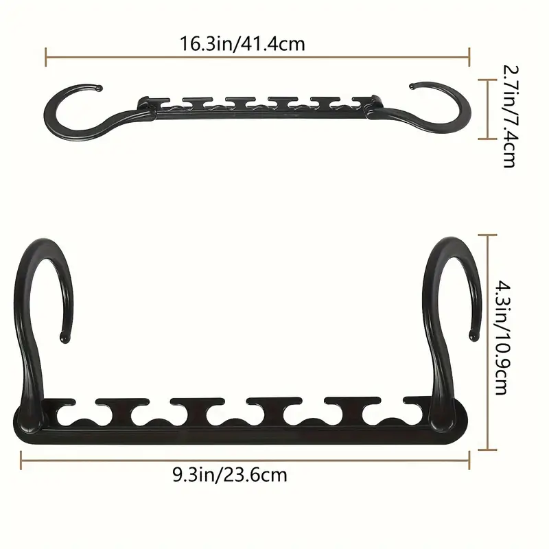 maximize your closet space with this 5 in 1 magic trouser rack hanger details 6