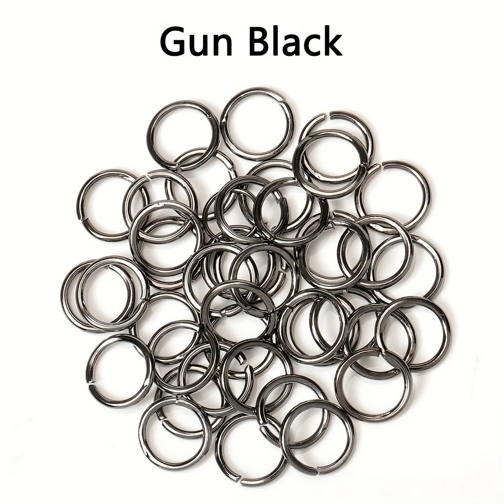 12mm Black Jump Rings 100 Pieces Large Jump Rings Strong Jewellery Findings  