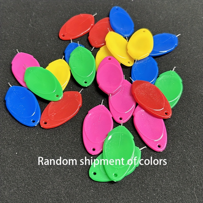 20pcs Thumb Colorful Needle Threader Sewing Accessories Plastic