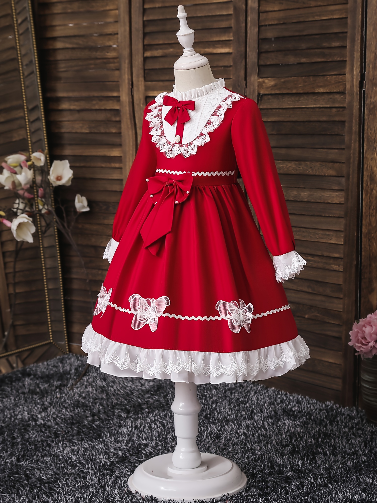 Vêtements de poupée de Style Lolita, robe de princesse en dentelle