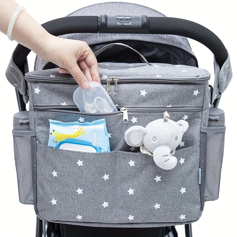 Maternity Diaper Bag Large Capacity Baby Nappy Bag With Stroller