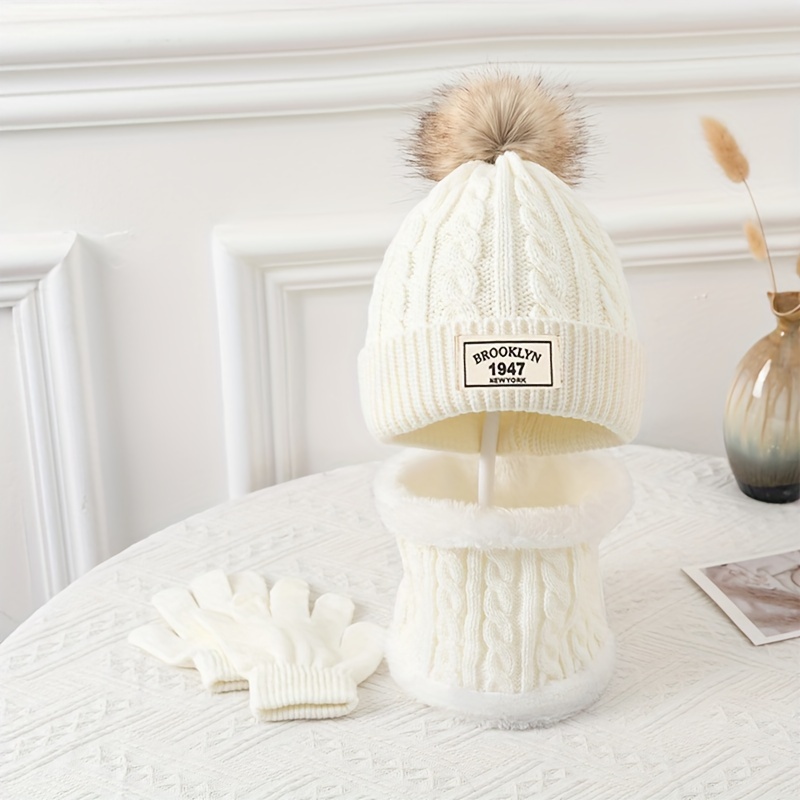 Bonnet Tricoté En Coton Imprimé Pour Bébé, Bonnet Hip Hop Pour Enfant