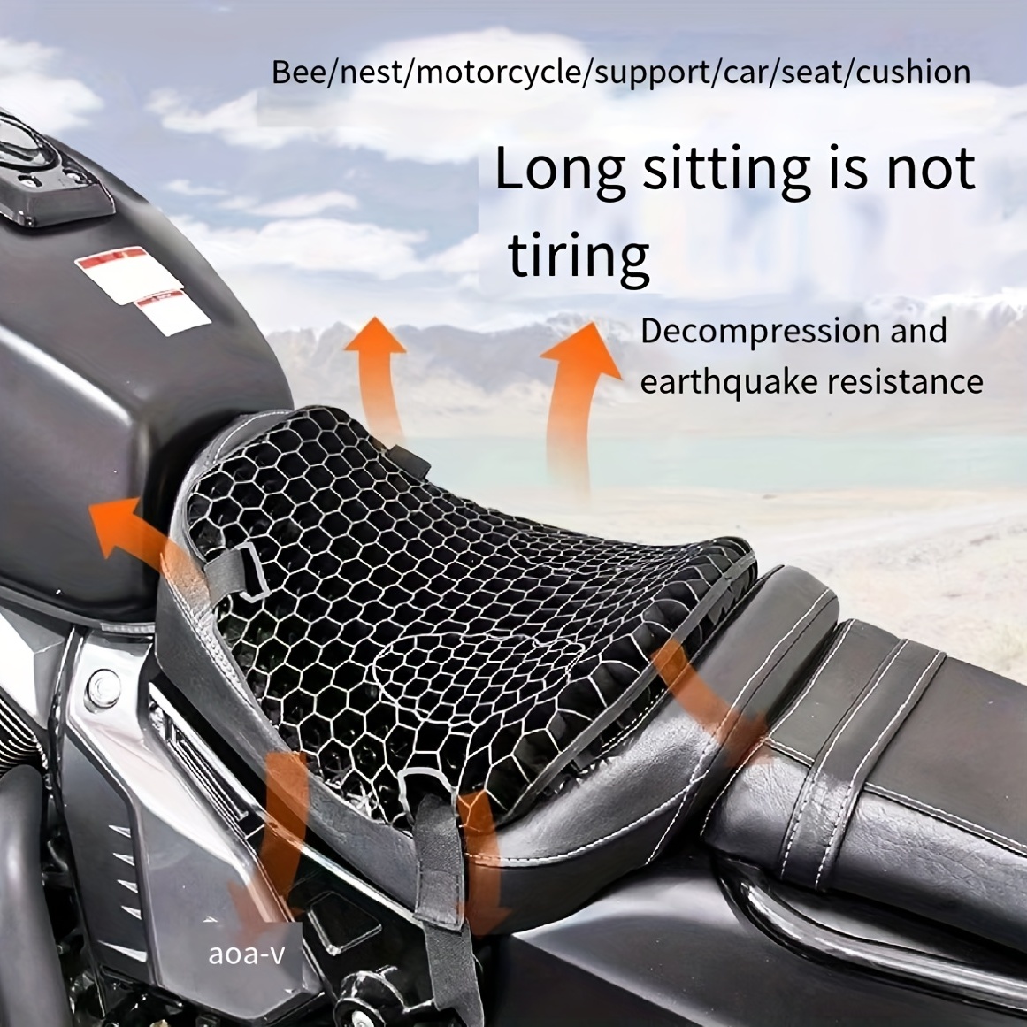 Coussin de moto en gel isolation de l'humidité doux et - Temu Canada