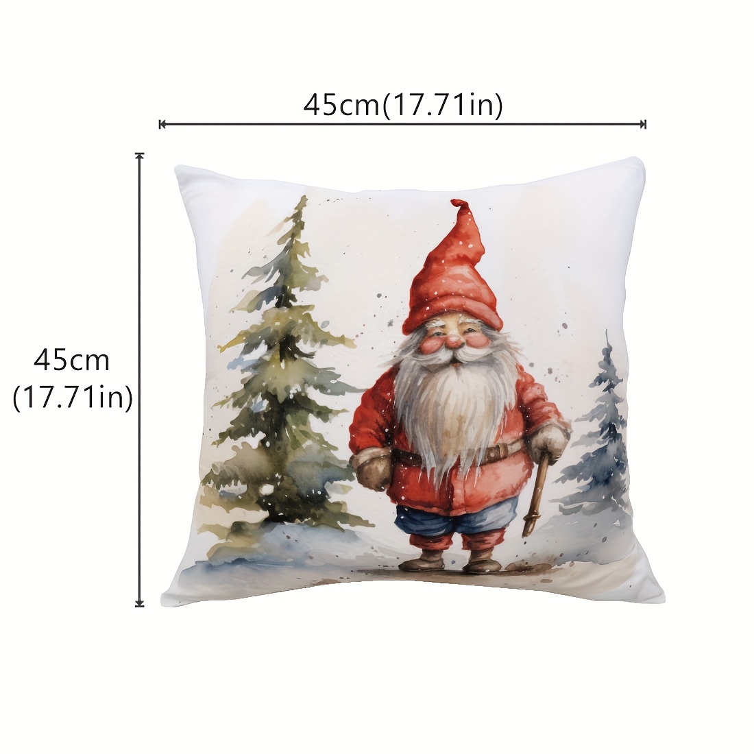 Christmas Santa Claus Throw Pillow Covers, Printed Throw Pillowcase, Throw  Pillow Covers Decor, Home Decor, Room Decor, Bedroom Decor, Living Room  Decor, Car Decor, Sofa Decor - Temu