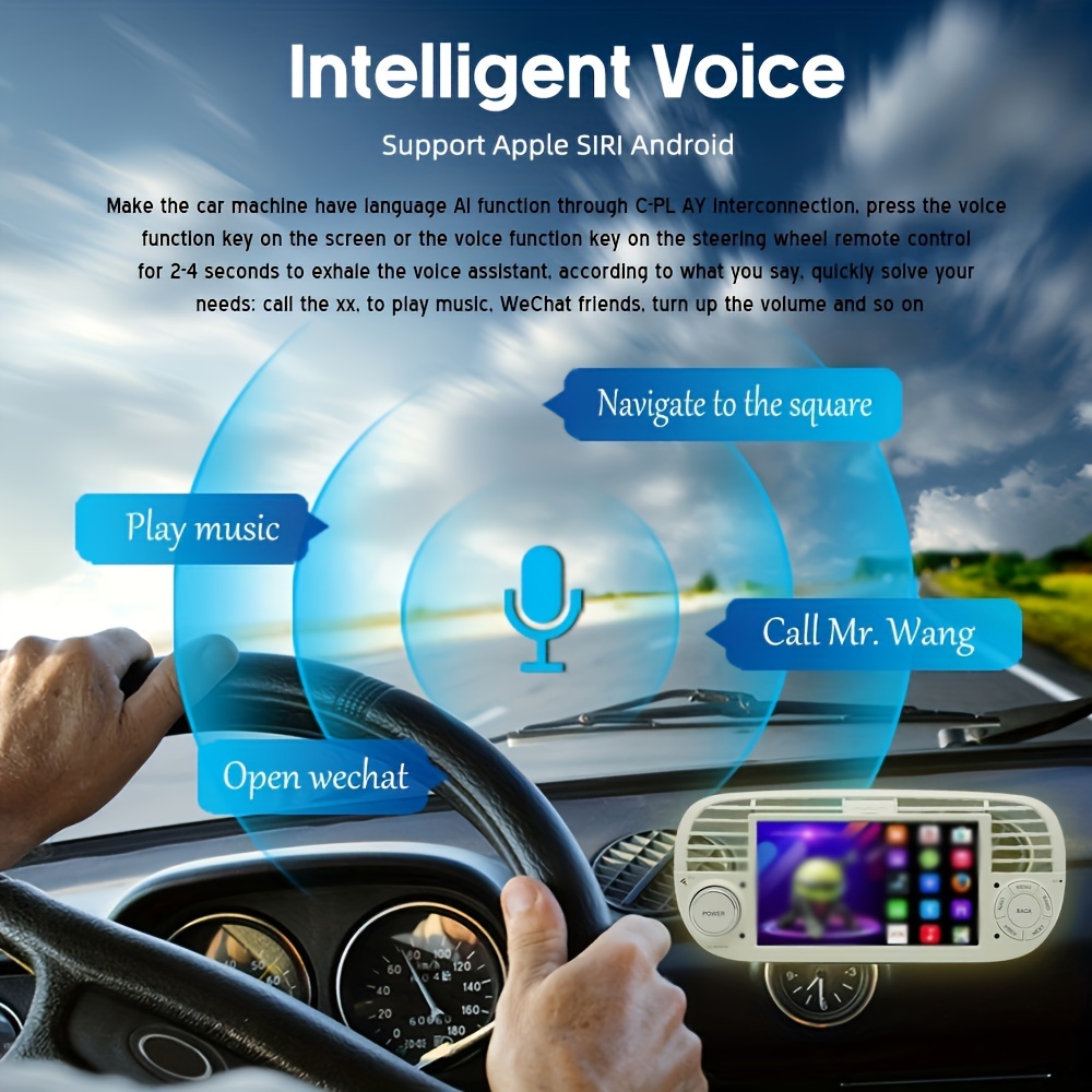 Android Car Radio Mp5 Player Carplay Android Auto Ai Voice - Temu