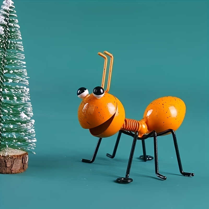 Garden Decor Ants Outdoor Metal Ants Gardening Ornaments - Temu