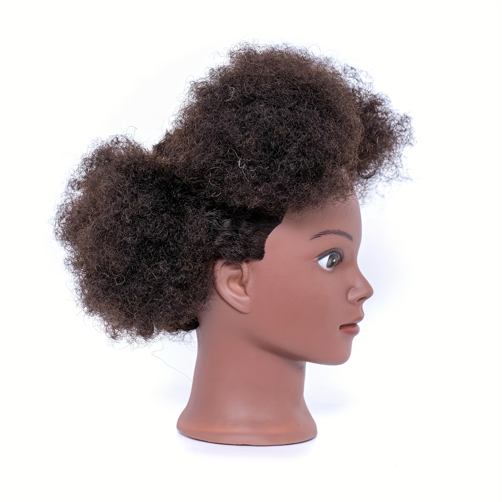 Cosmetology Afro Mannequin Head With Hair For Braiding Cornrow