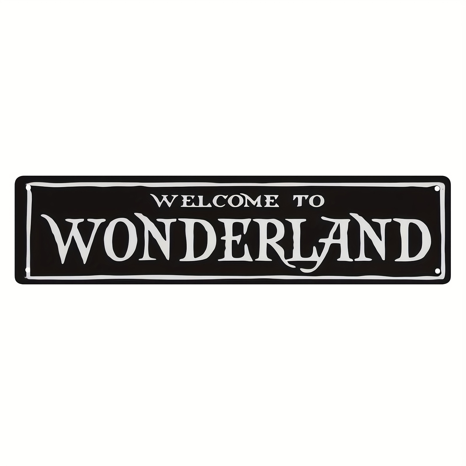 Vintage Alice In Wonderland Quote Metal Sign Perfect For - Temu Japan