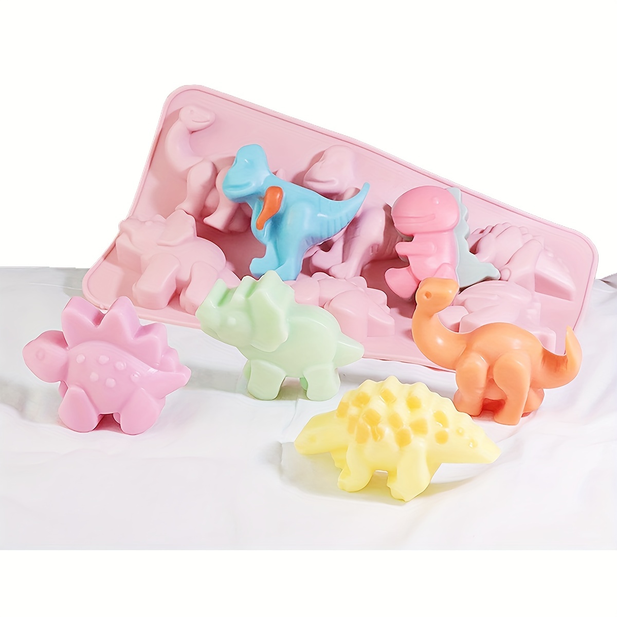 Different Shapes Of Dinosaur Silicone Cake Molds Diy Baking - Temu