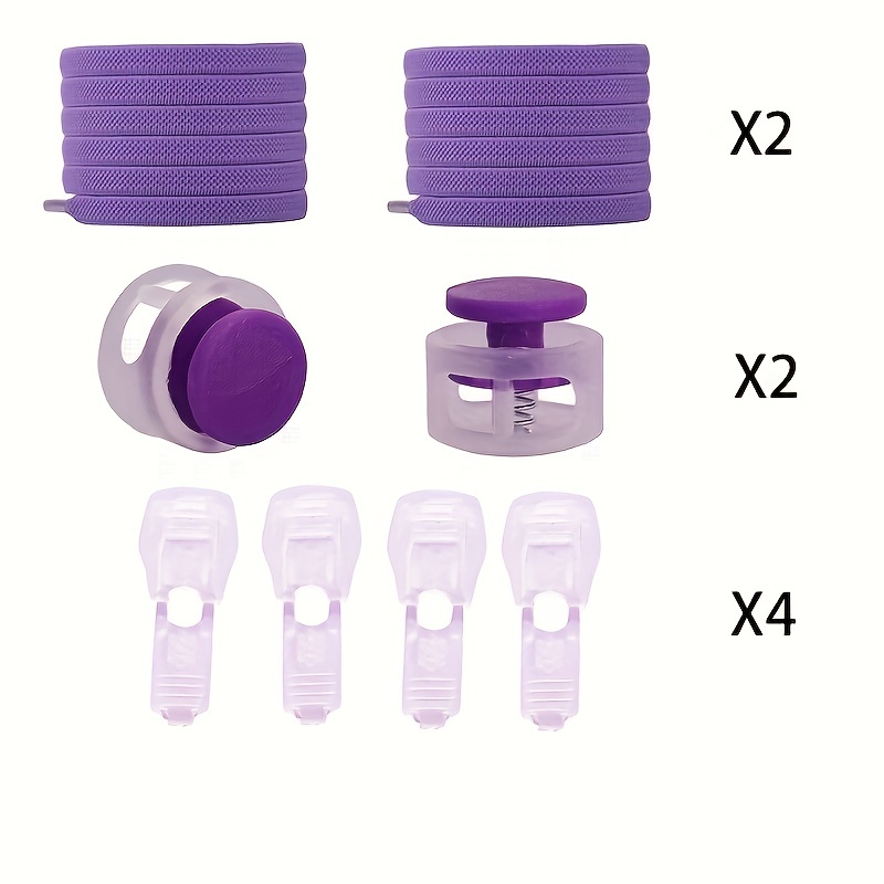 1 Pair of Durable Polyester Elastic No-Tie Shoelaces with Secure Spring Buckles - Vibrant Colors, Stretchy & Non-Deformable for Sneakers and Casual Shoes, Casual Shoe Laces|Vibrant Shoelaces|Polyester Laces