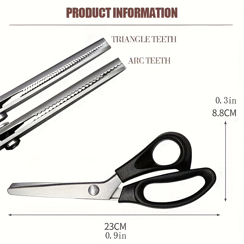 Dropship Lace Scissors Sawtooth Cut Tooth Cloth Scissors Dog Tooth Hand  Scissors Clothing Cloth Sample Cloth Cutting to Sell Online at a Lower  Price