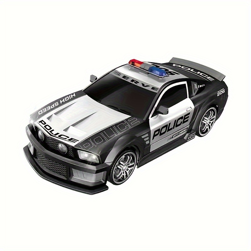 Police Racing Car Police Vehicle 1:16 LED Lights Remote-controlled