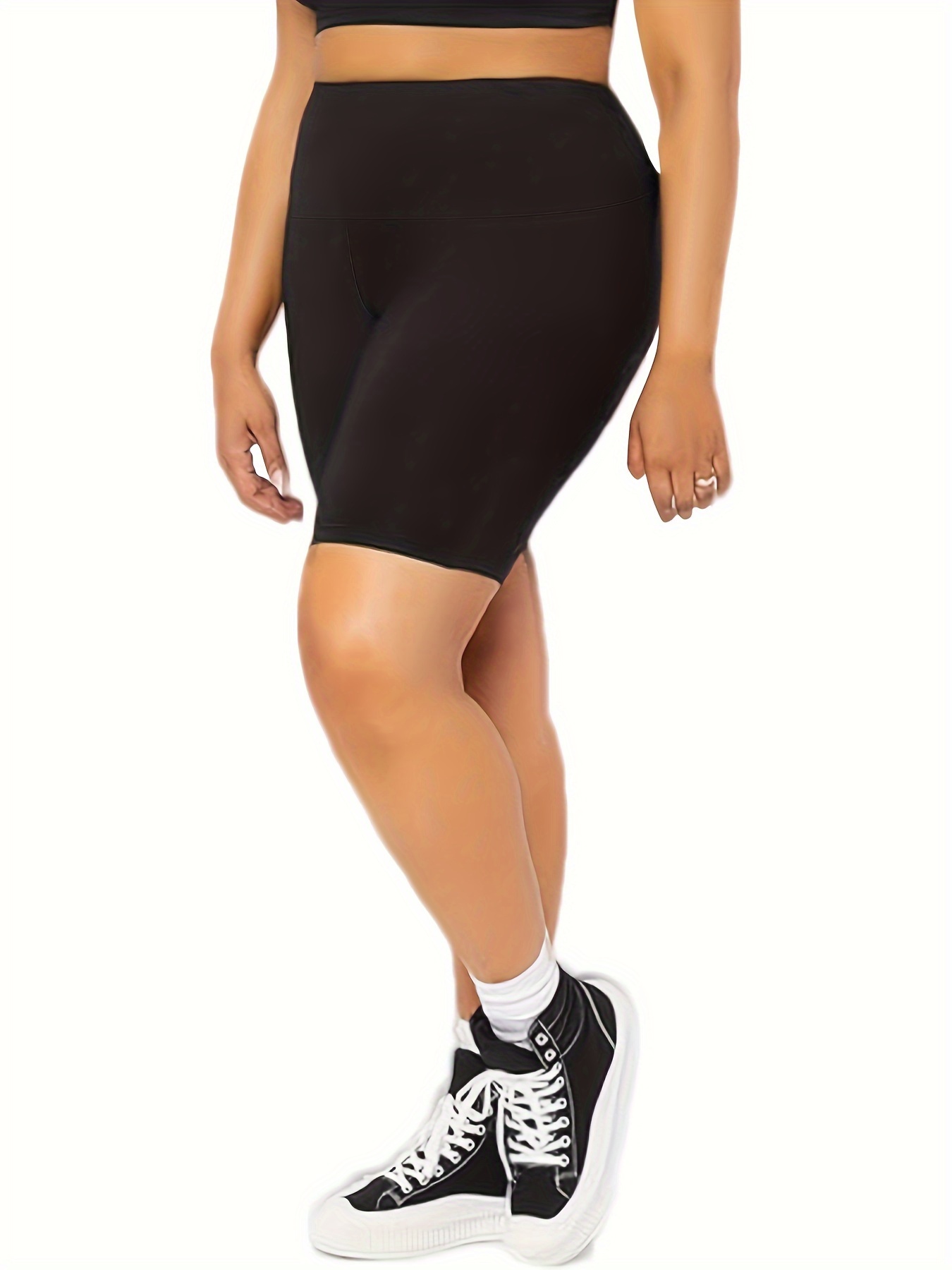 Plus size tummy deals control biker shorts