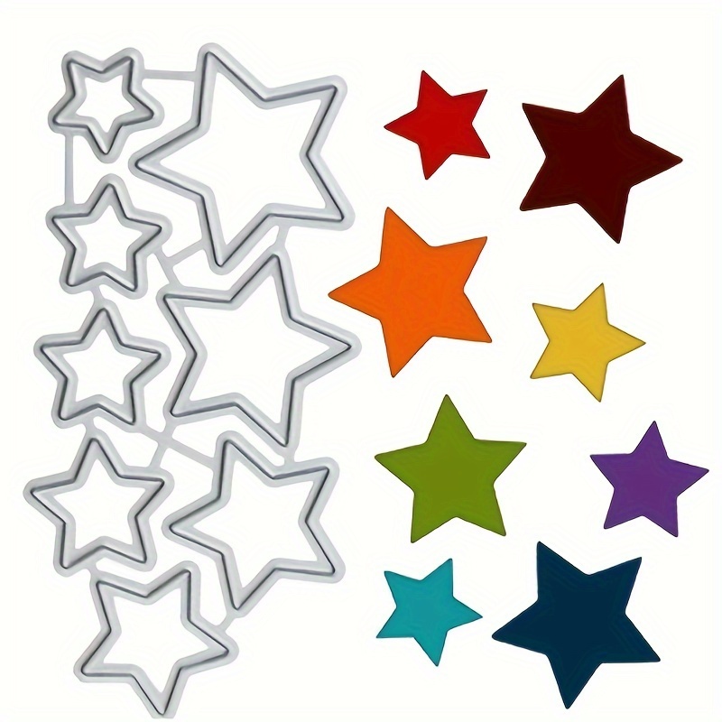 Christmas Star Tree Die Cuts For Card Making Happy New Year - Temu