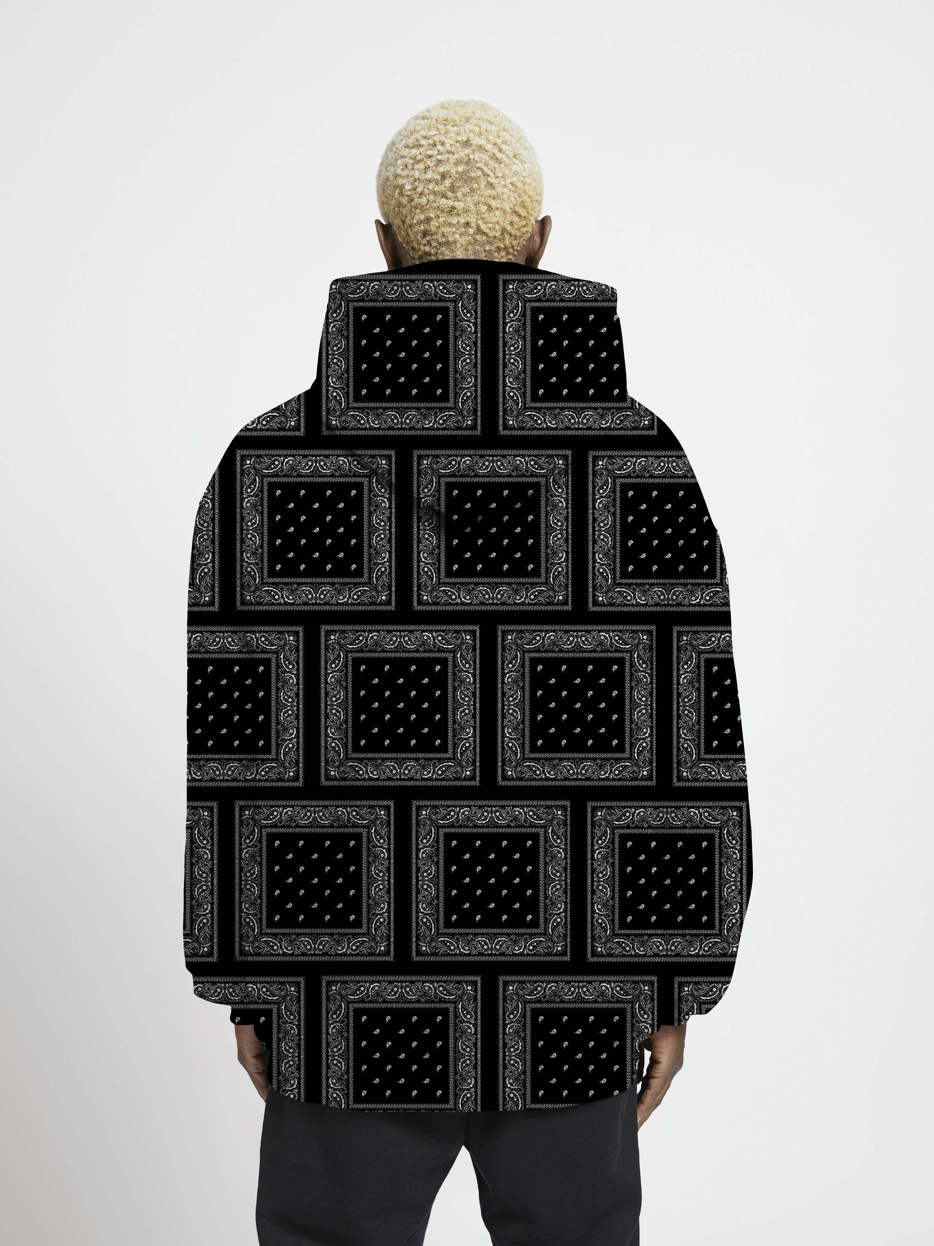 Louis Vuitton Mixed Monogram Pajama Shirt BLACK. Size 36