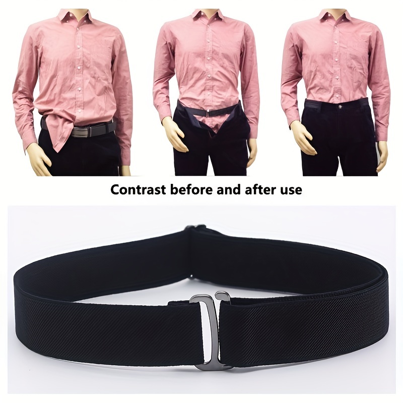 Shirt Stays For Men Military Belt Strap Elastic Waistband - Temu