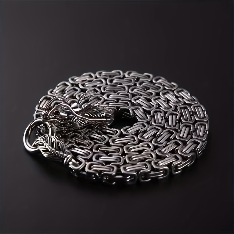 

1pc Fashion Domineering Keel Bracelet Titanium Steel Dragon Ridge Stainless Steel Imperial Chain