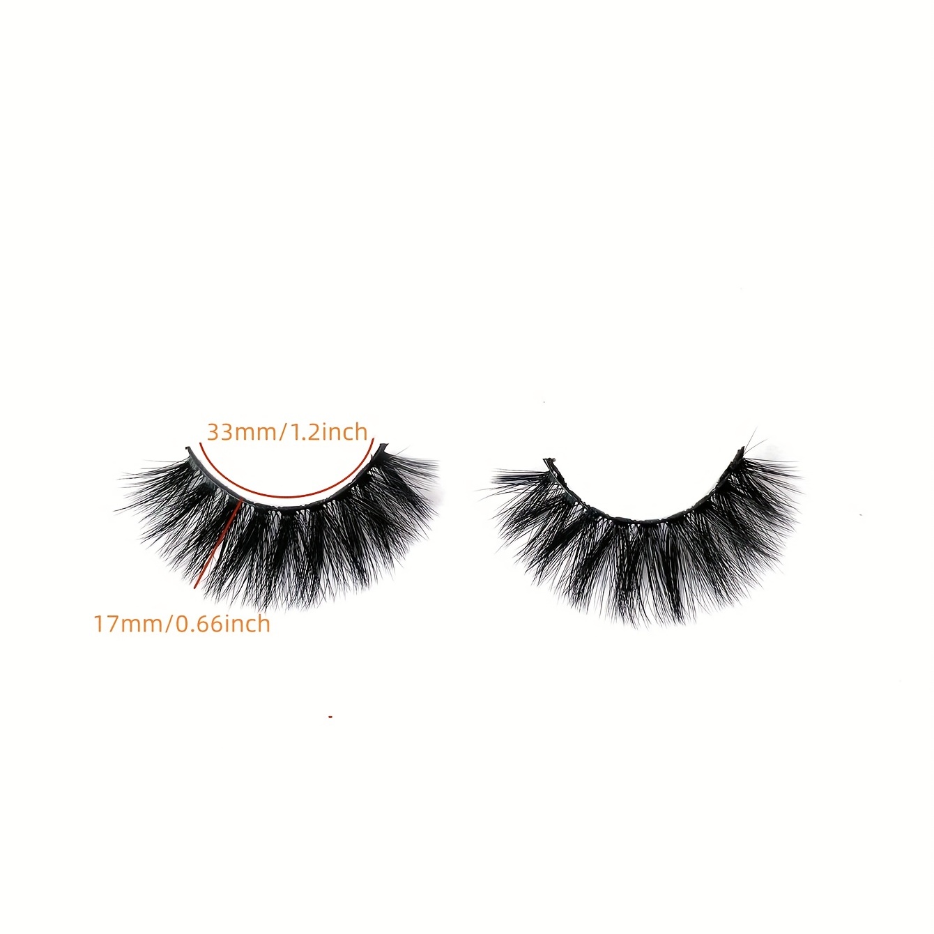 Fluffy Natural Thick Soft Faux Mink False Eyelashes