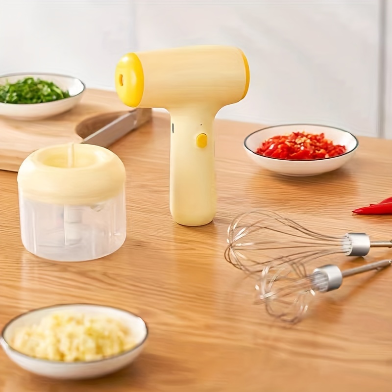 Electric Meat Grinder Household Mixer Chopped Garlic Masher - Temu